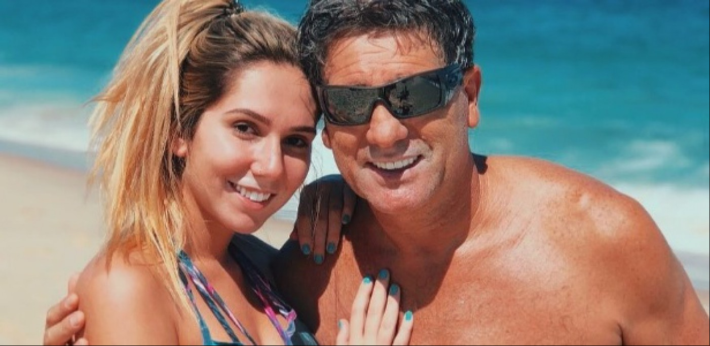 Carol Portaluppi e seu pai, Renato Gaúcho Carol Portaluppi e seu pai, Renato Gaúcho