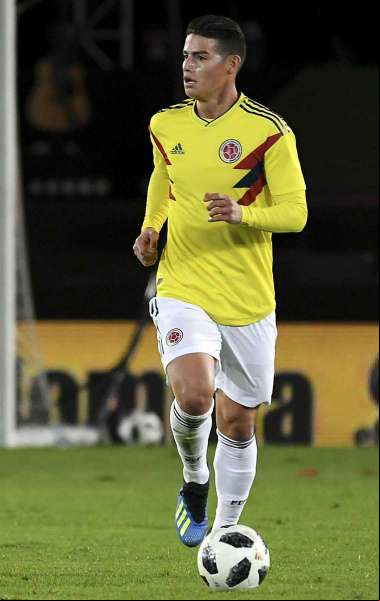 James Rodriguez, jogador da seleção da Colômbia - AFP PHOTO / LUIS ACOSTA