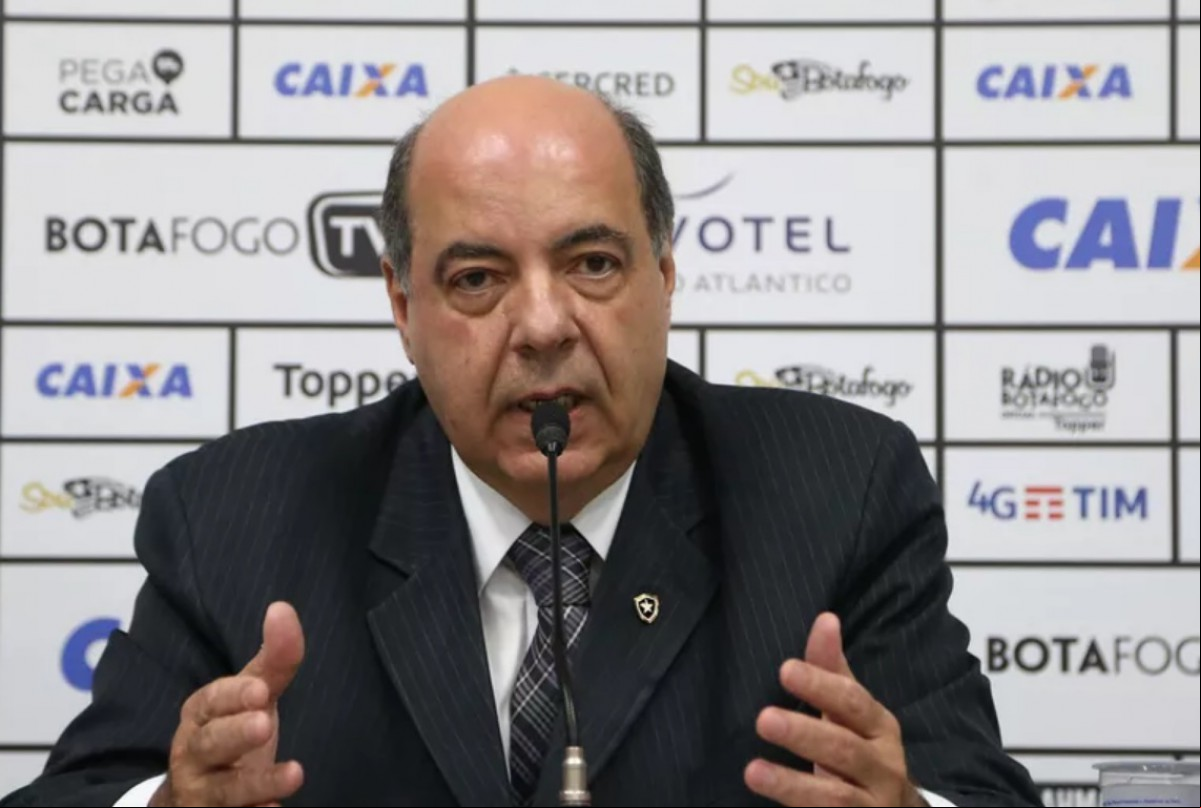 O presidente do Botafogo, Nelson Mufarrej - Vítor Silva/SSPress/BFR