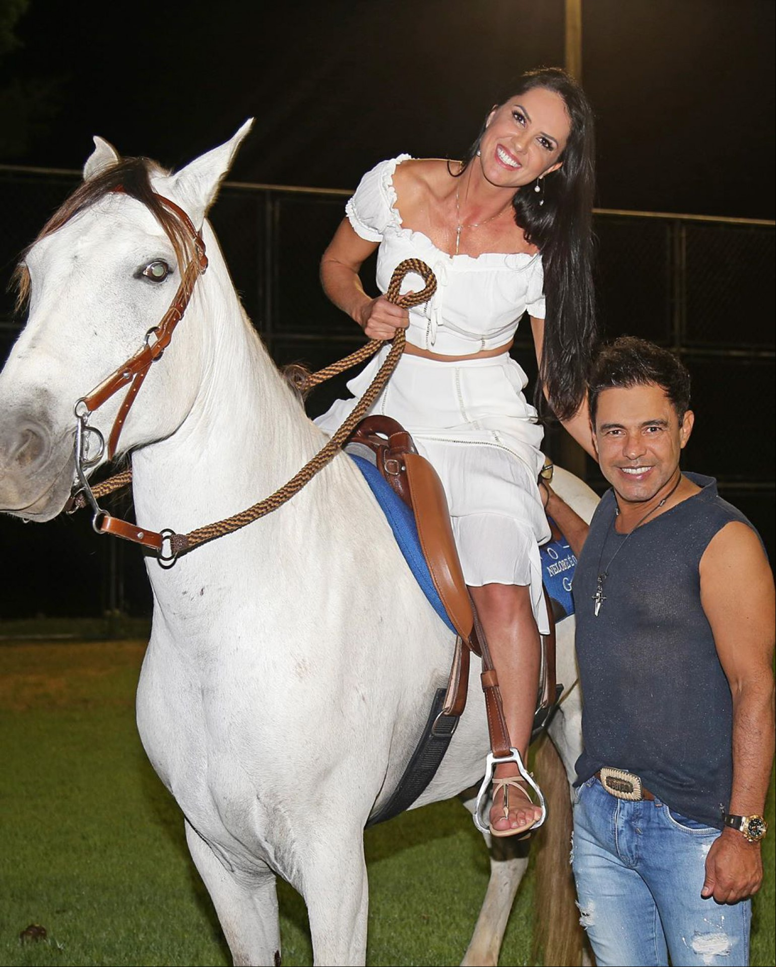 Graciele Lacerda ganha um cavalo de presente de Zezé di Camargo: ’emocionada’ - Reprodução Instagram