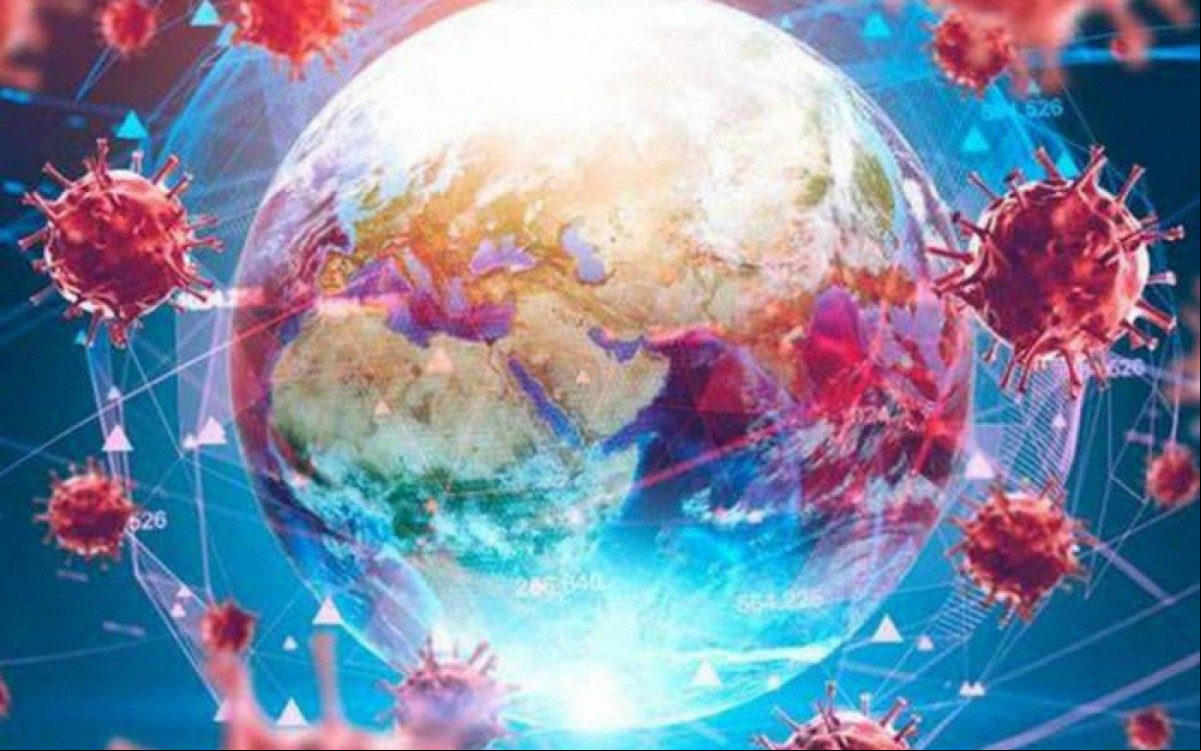 Imagem computadorizada do coronavírus - Divulgação