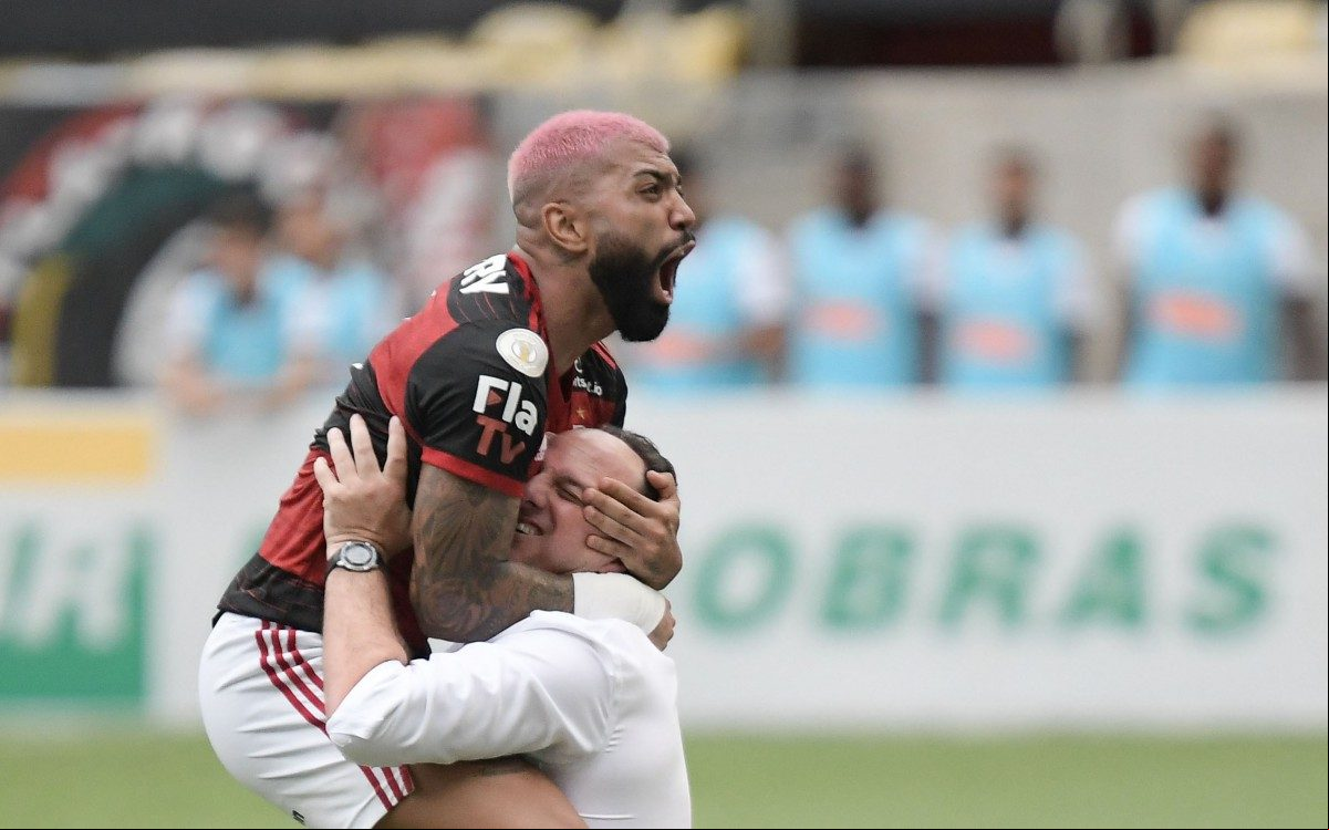 Ceni e Gabigol foram personagens da conquista rubro-negra - Marcello Dias