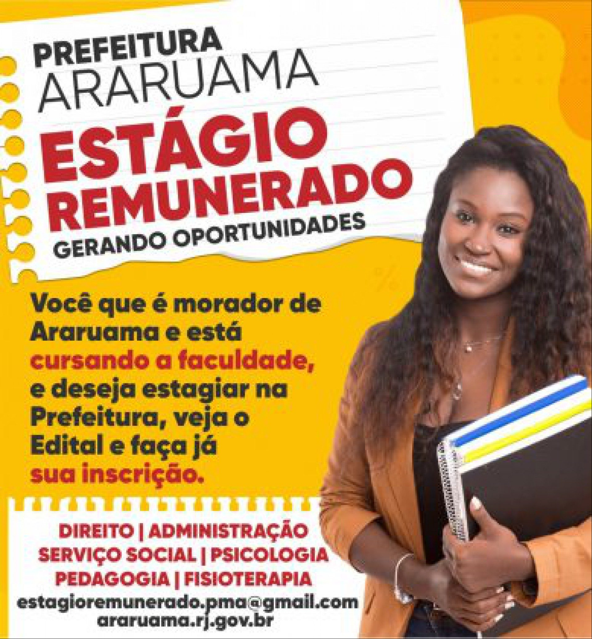 Estágio remunerado - Divulação