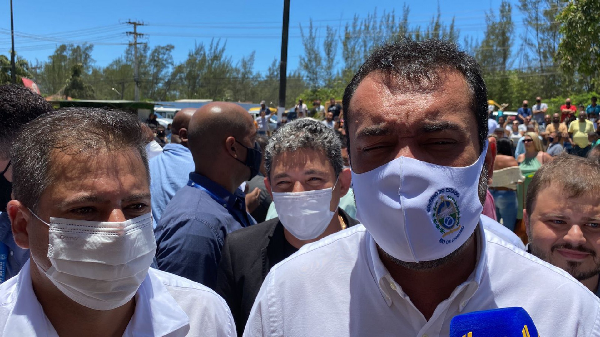 Serginho e Castro: "Meu irmão, disse o governador se referindo a Serginho. - Renata Cristiane