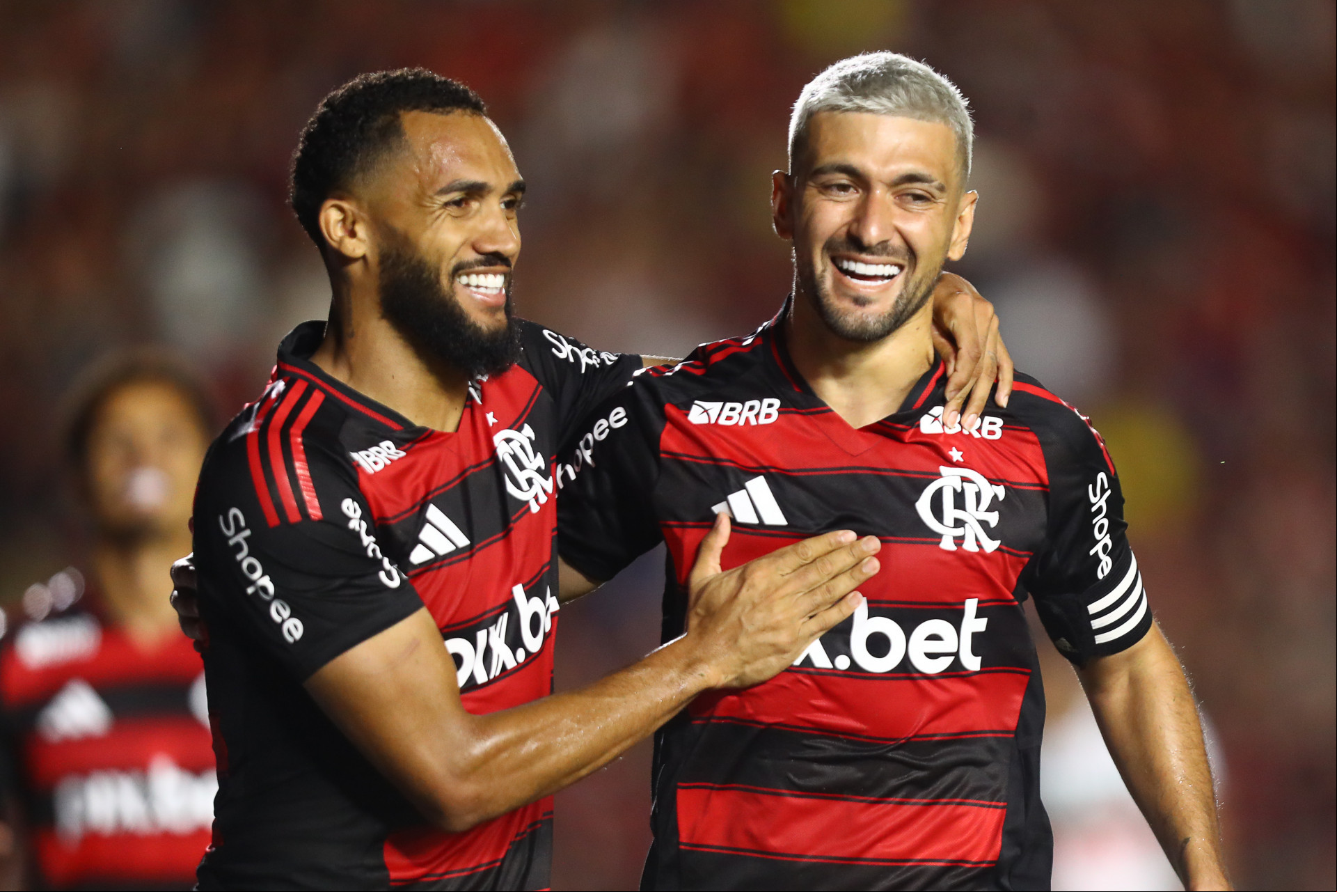 Juninho e Arrascaeta marcaram em vitória do Flamengo - Gilvan de Souza/Flamengo