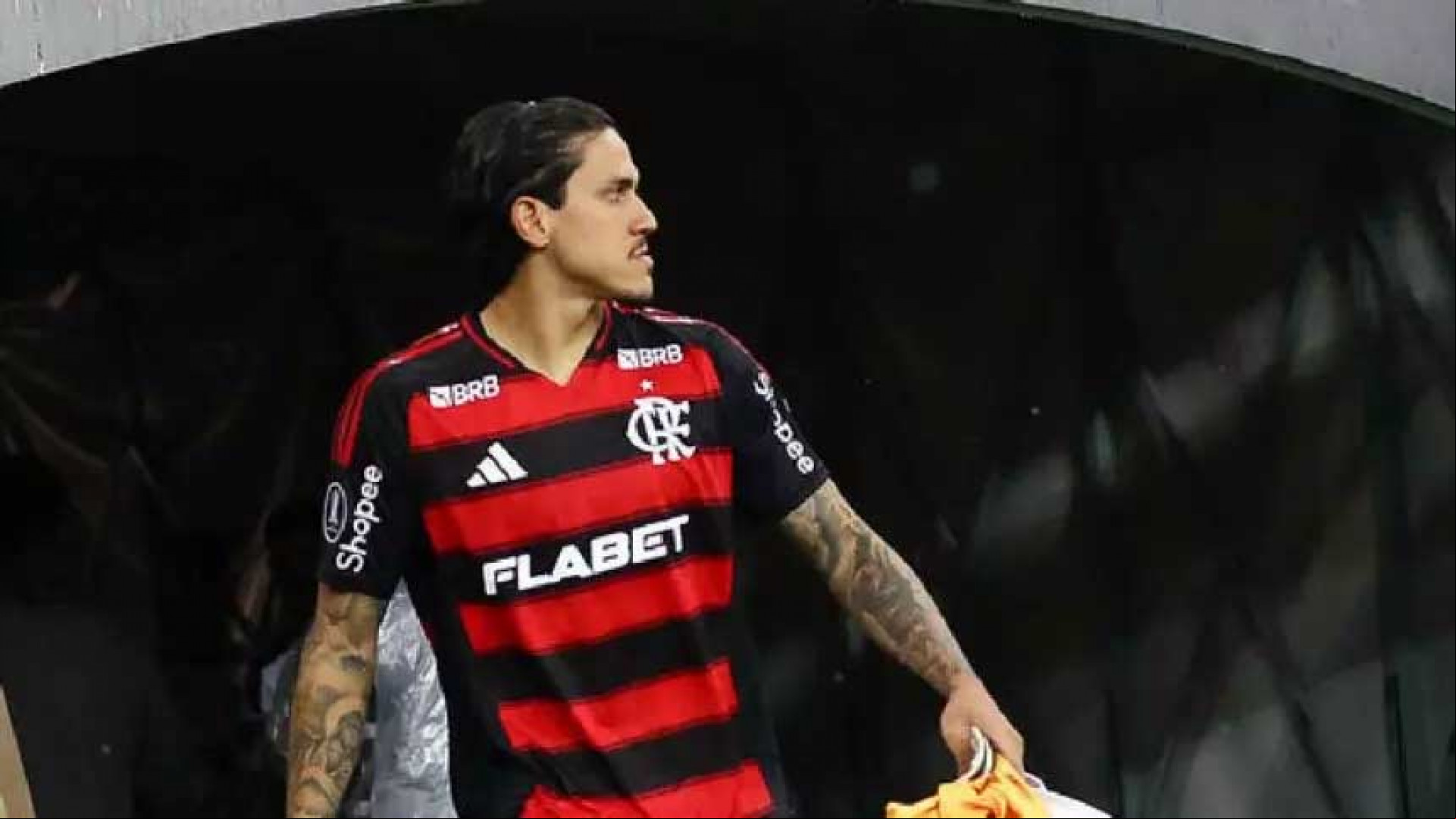 Pedro pode ser titular na partida do Flamengo contra o Grêmio neste domingo (13) - Divulgação Flamengo