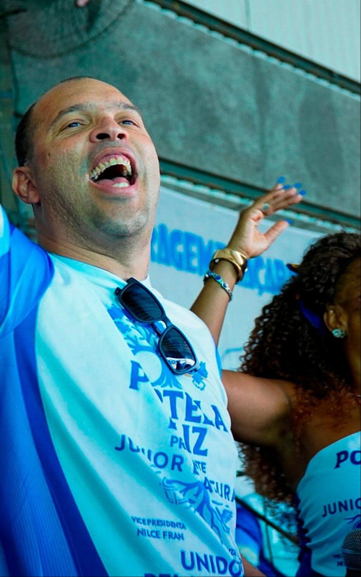 Junior Escafura e Nilce Fran são crias da Portela - Divulgação