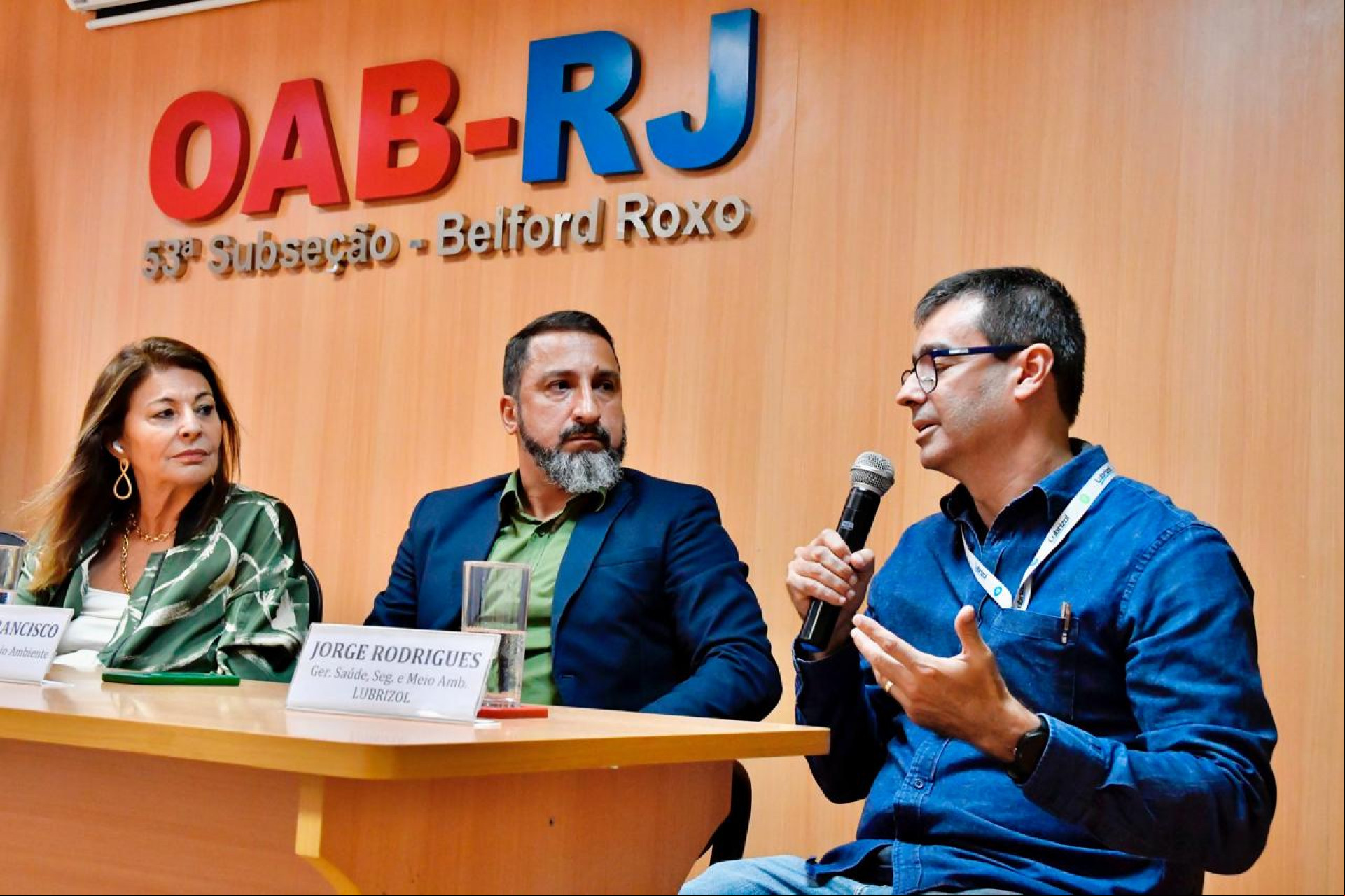 Representante da empresa Lubrizol, Jorge Rodrigues, acentuou que é necessário incluir a educação na temática do meio ambiente - Jeovani Campos / PMBR