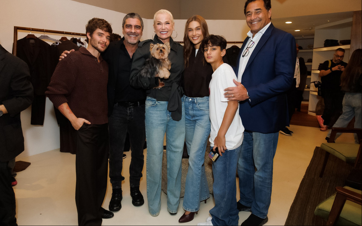 Sasha Meneghel inaugura a loja de sua marca em São Paulo com a presença de familiares - Clayton Felizardo / Brazil News